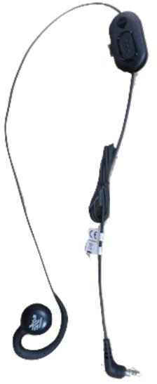 ZEBRA ENTERPRISE MCD-A1 HDST-25MM-PTVP-02 headphones/headset Wired In-ear Office/Call center Black