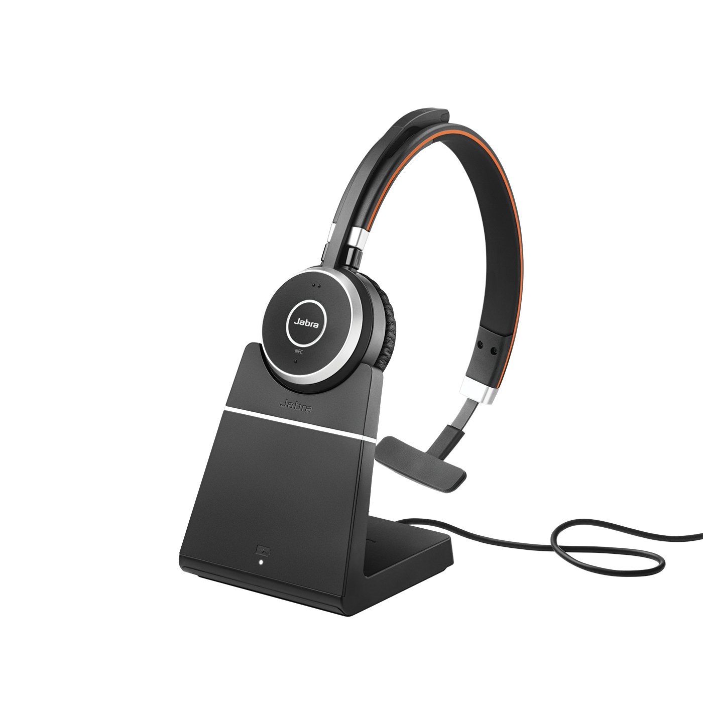 JABRA BUSINESS Evolve 65 SE - MS Mono with Charging Stand 6593-833-399