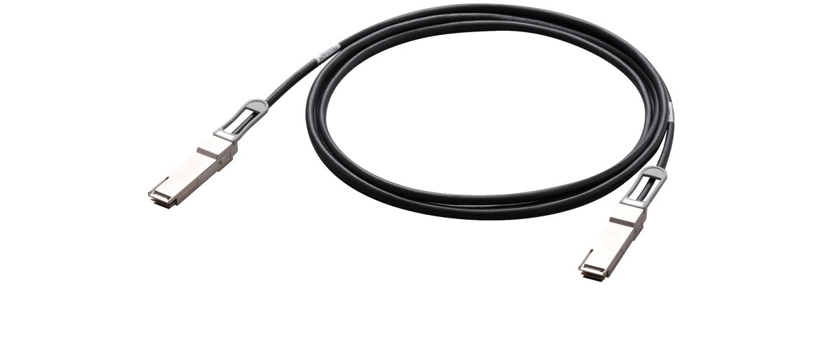 ALLIED TELESIS BOX AT-QSFP28-1CU Serial Attached SCSI (SAS) cable 1 m 25.8 Gbit/s Black, Silver