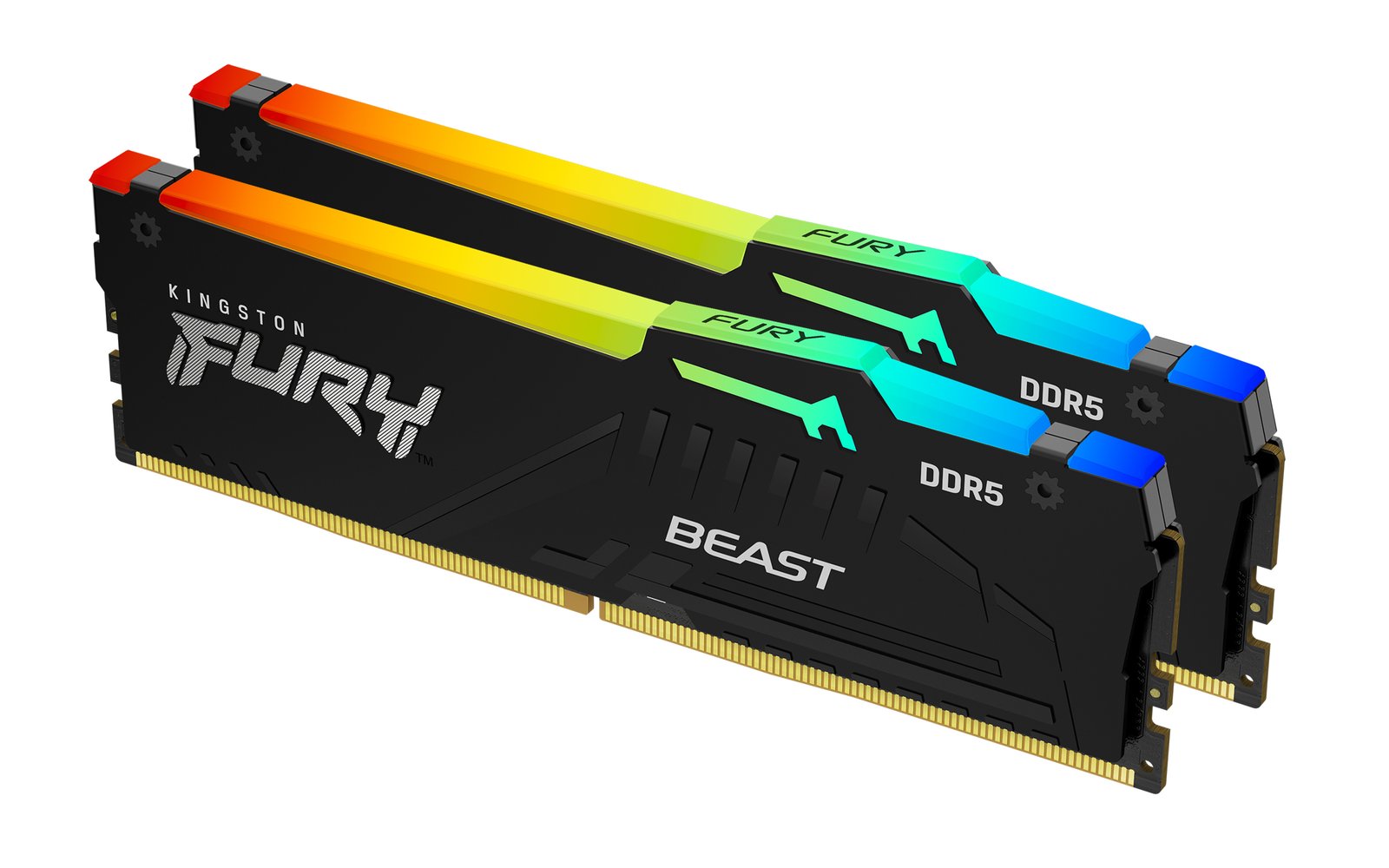KINGSTON FURY DRAM Technology Beast 32GB 4800MT/s DDR5 CL38 DIMM (Kit of 2) RGB KF548C38BBAK2-32