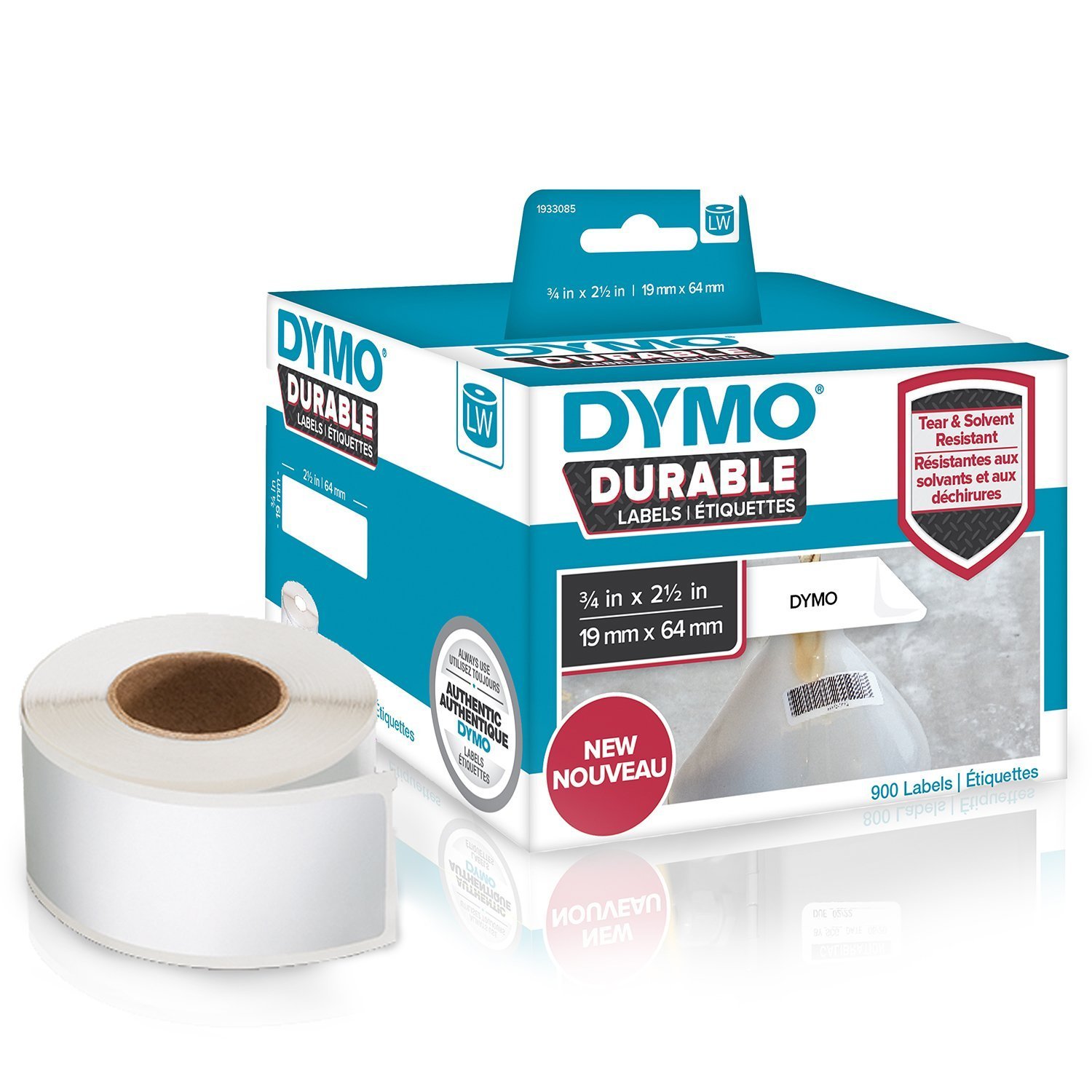DYMO CORPORATION LW Durable Labels - 19 x 64 mm - 1933085