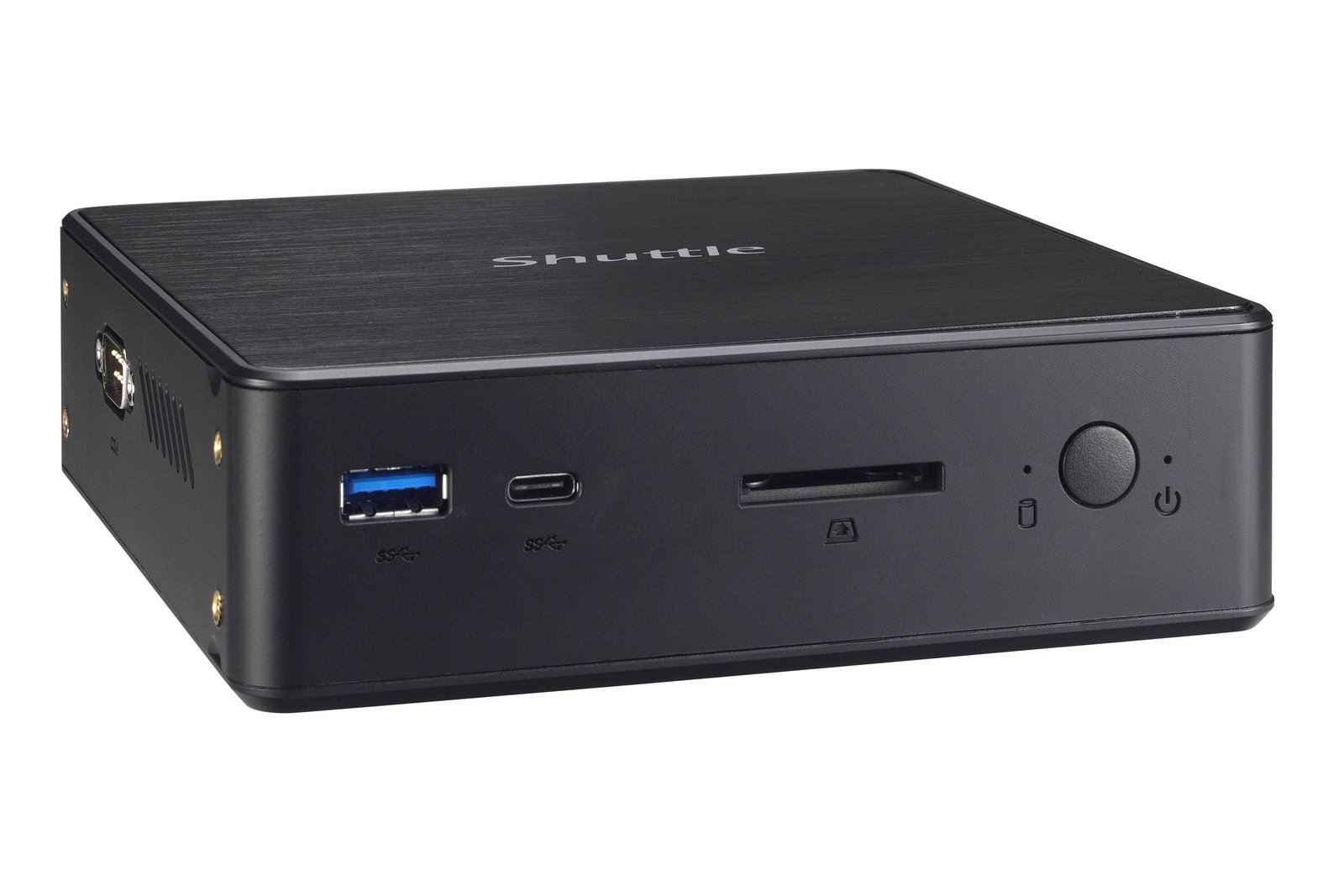 SHUTTLE COMPUTER Nano PC NC10U , Intel Celeron 4205U, 1x HDMI, DP, 2.5" bay, M.2, LAN, COM, Wifi,