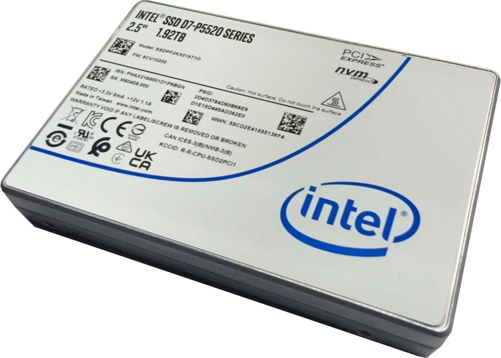 LENOVO DCG SERVER OPTIONS P5520 7.68 TB 2.5" PCI Express 4.0 NVMe 3D TLC NAND 4XB7A13943