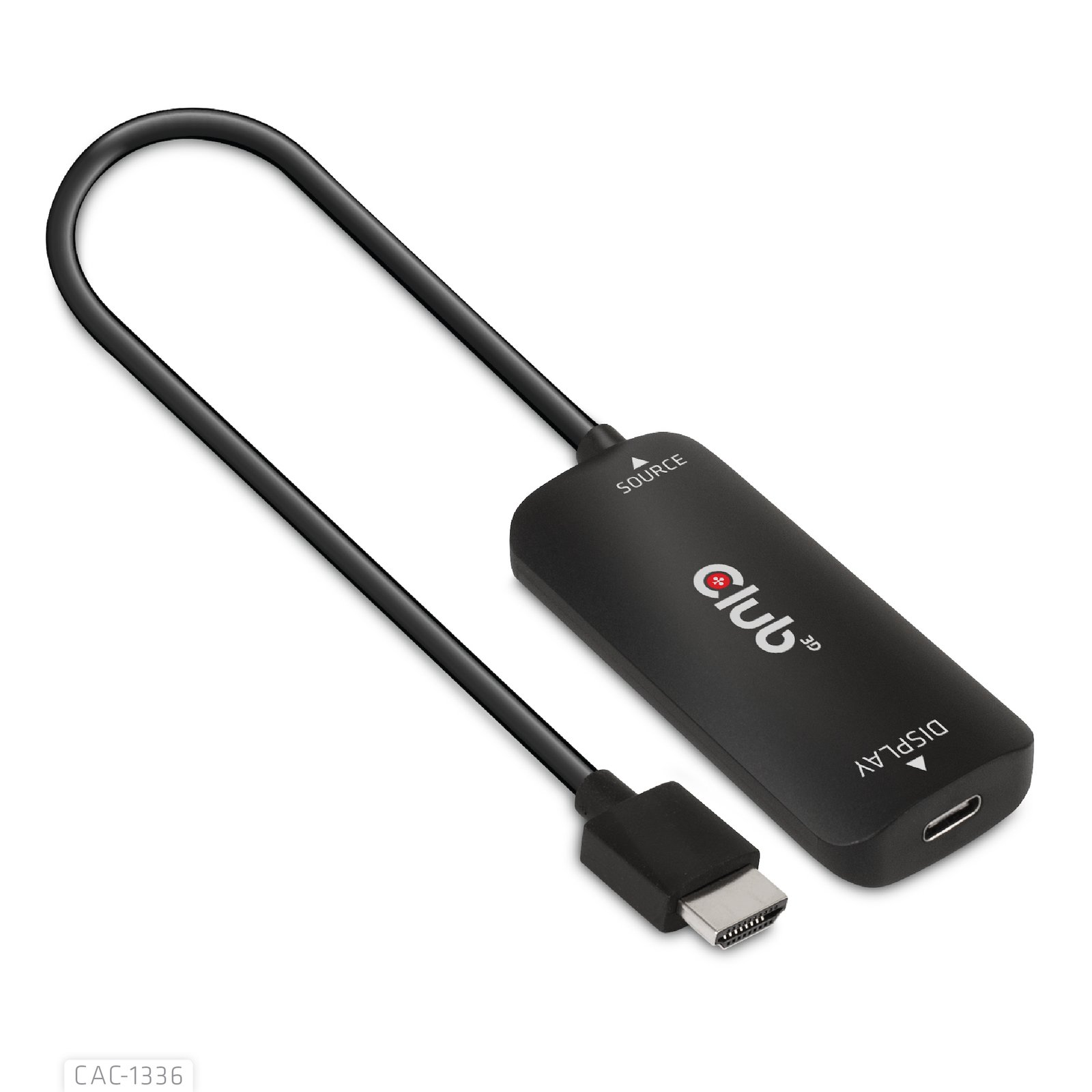 CLUB 3D CLUB3D HDMI + Micro USB to Type-C 4K120Hz or 8K30Hz M/F Active Adapter CAC-1336