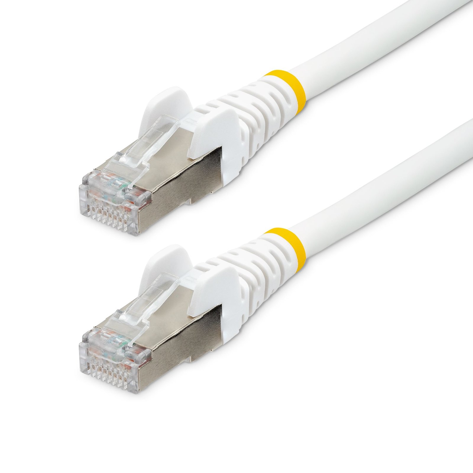 StarTech.com 4ft CAT6a Ethernet Cable - White - Low Smoke Zero Halogen (LSZH) - 10GbE 500MHz 100W