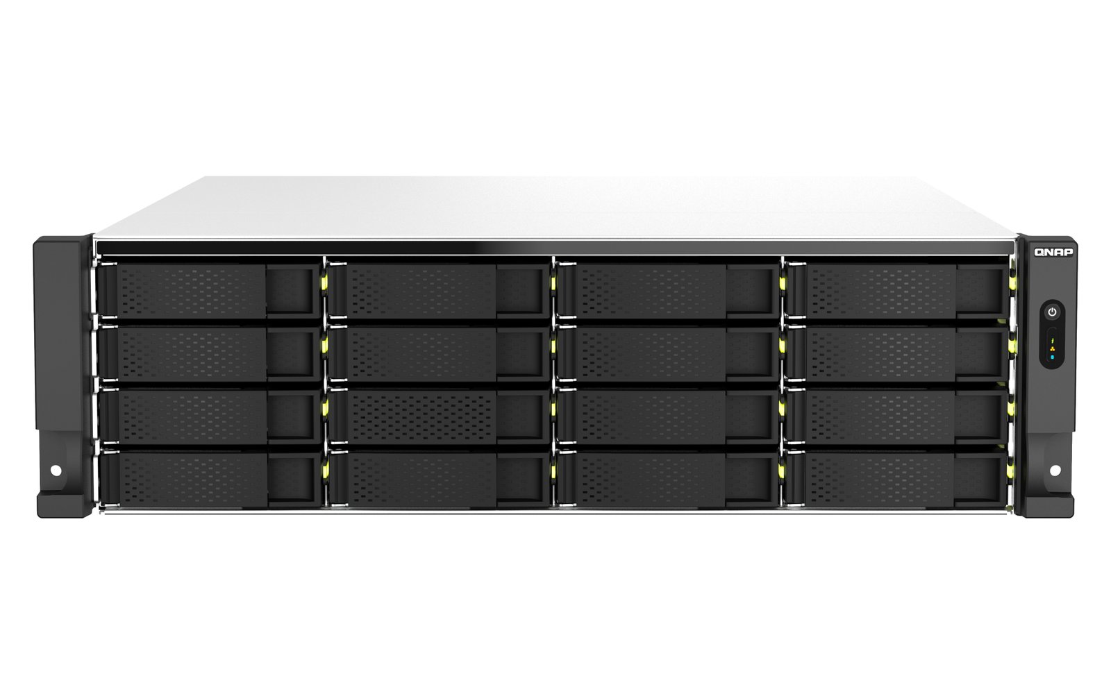 QNAP TS-h2287XU-RP NAS Rack (3U) Intel Xeon E E-2336 32 GB DDR4 0 TB QuTS hero Black, White