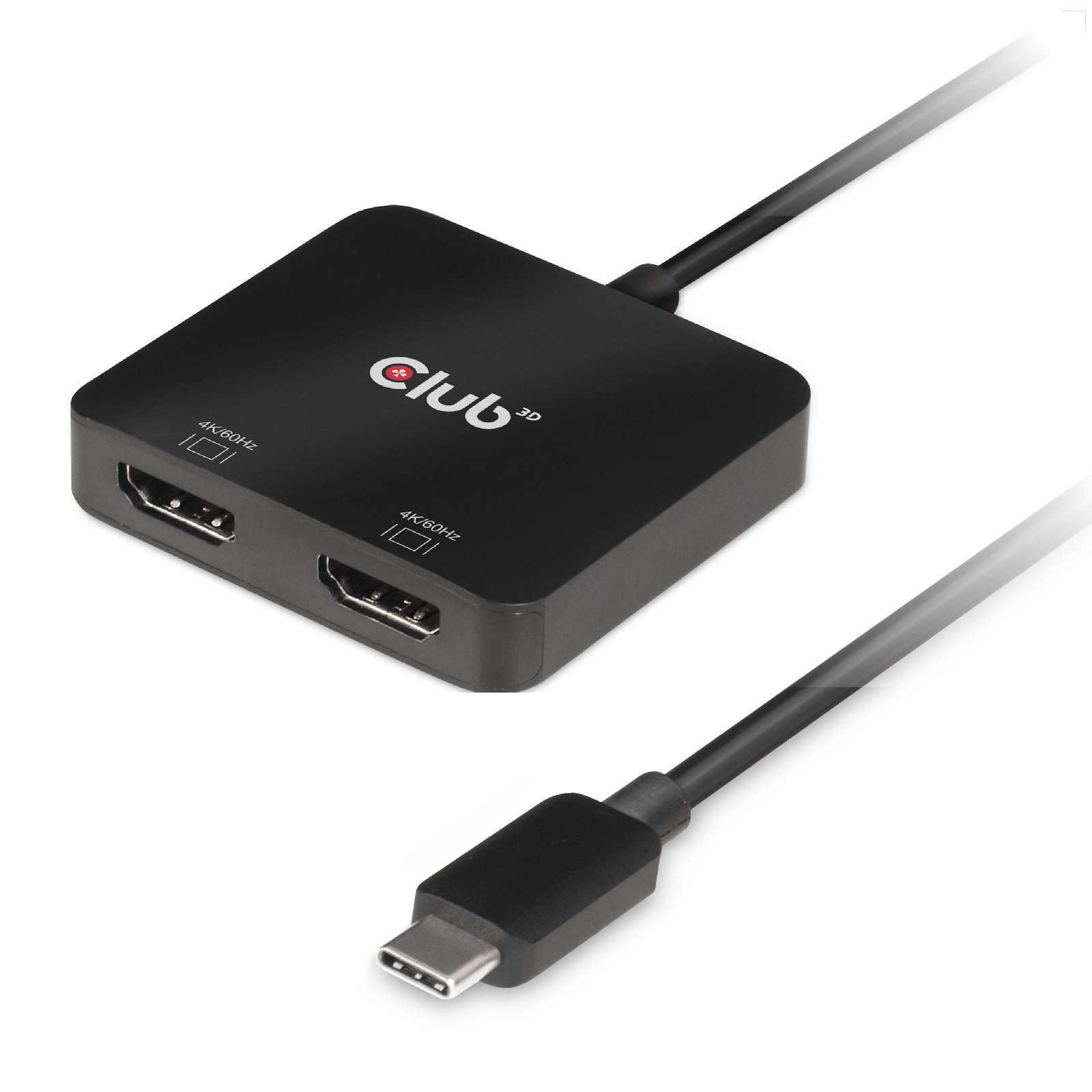 CLUB 3D CLUB3D USB Type C MST Hub to Dual HDMI 4K60Hz M/F CSV-1556