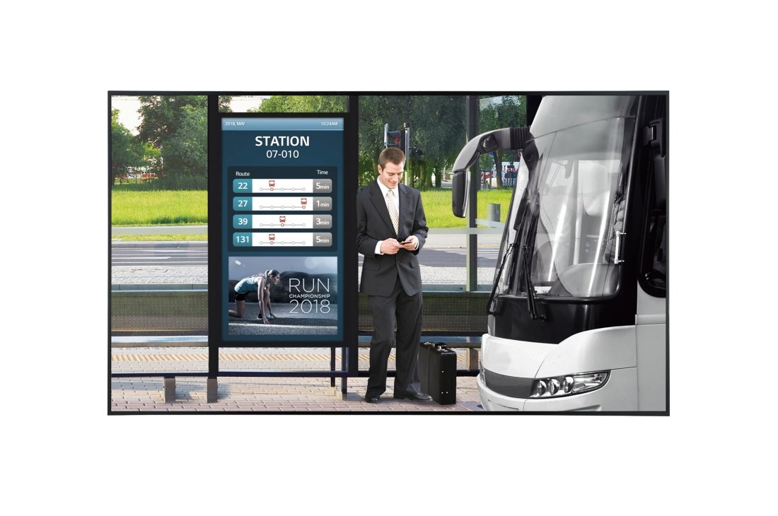 LG COMMERCIAL LFD 55XF3E-B Signage Display Digital flat panel 139.7 cm (55") LCD 3000 cd/m² Full HD