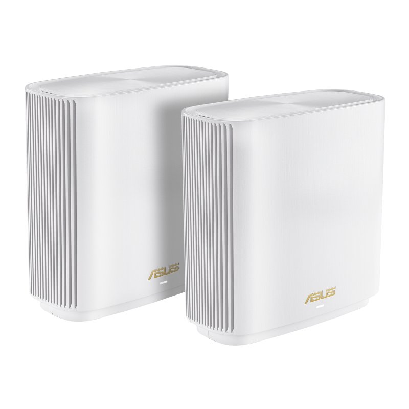 ASUS - COMPONENTS ZenWiFi XT9 (W-2-PK) Tri-band (2.4 GHz / 5 / Wi-Fi 6 (802.11ax) White 4 Internal