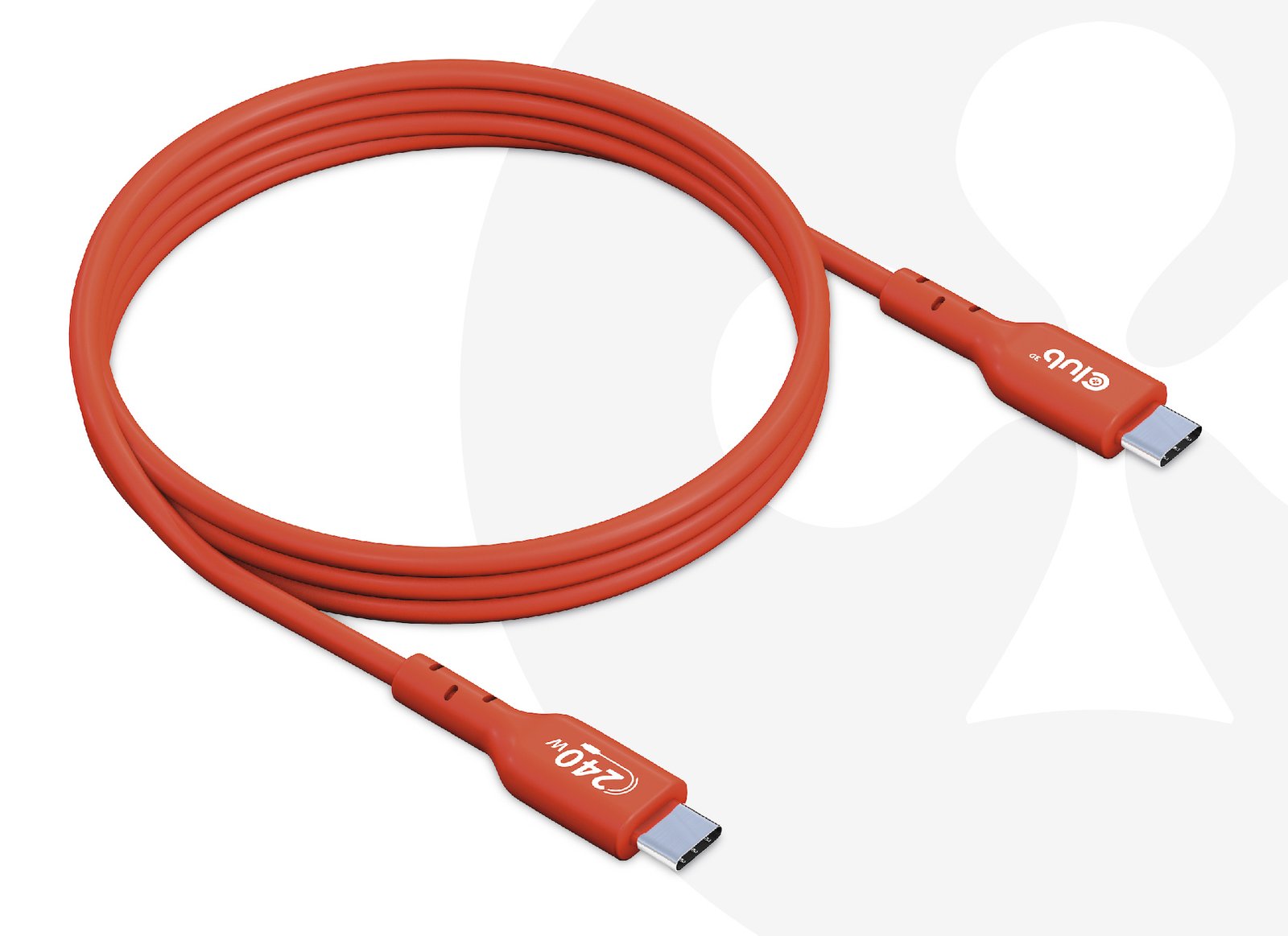 CLUB 3D CLUB3D USB2 Type-C Bi-Directional USB-IF Certified Cable Data 480Mb, PD 240W(48V/5A) EPR
