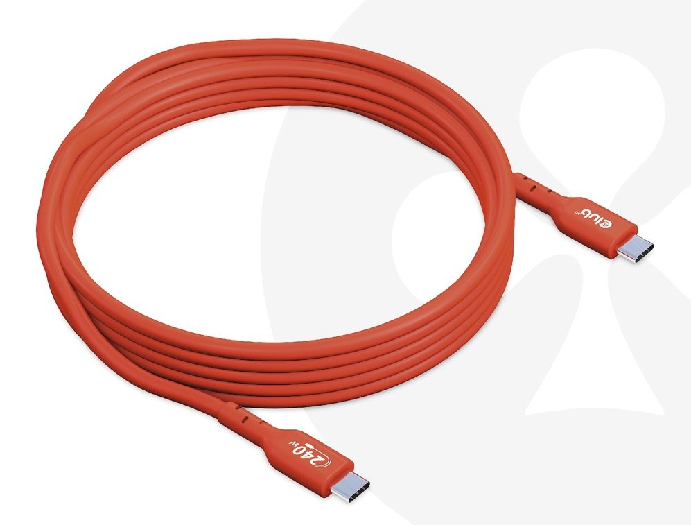 CLUB 3D CLUB3D USB2 Type-C Bi-Directional USB-IF Certified Cable Data 480Mb, PD 240W(48V/5A) EPR