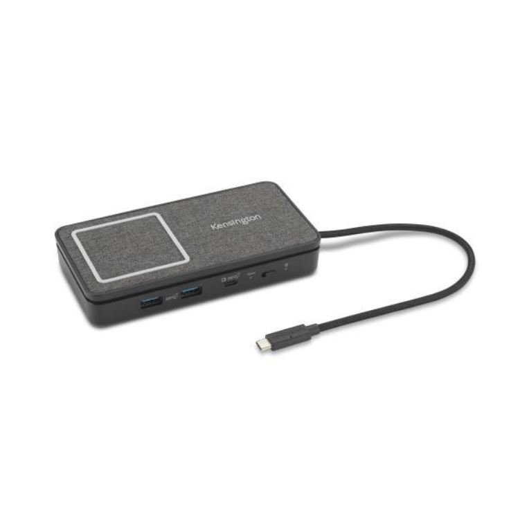 KENSINGTON TECHNOLOGY GROUP SD1700P USB-C Dual 4K Portable Mobile Dock with Qi Charging - 100W