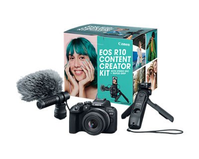 CANON-PHOTO VIDEO Canon EOS R10 Content Creator Kit MILC 24.2 MP CMOS 6000 x 4000 pixels Black