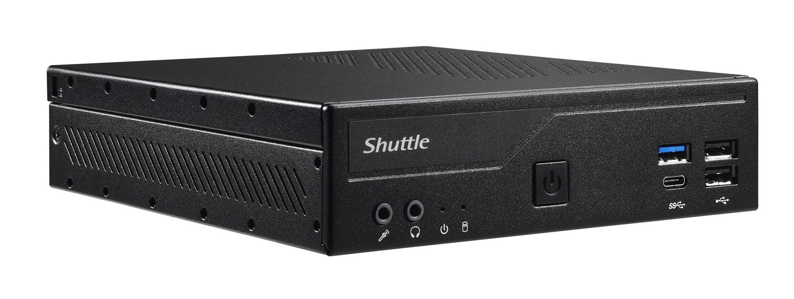 SHUTTLE COMPUTER Slim PC DH610 , S1700, 1x HDMI, 2x DP , 2.5", M.2, LAN (Intel 1G + 2.5G), COM,