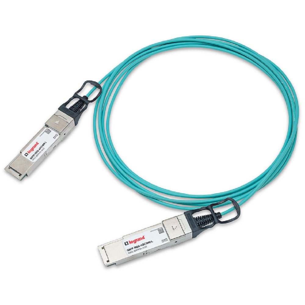 LEGRAND - OPTICS QSFP-100G-AOC3M-L InfiniBand/fibre optic cable 3 m QSFP28 AOC Aqua colour