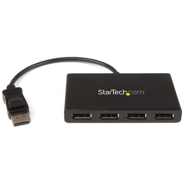 StarTech.com 4-Port Multi Monitor Adapter - DisplayPort 1.2 MST Hub - 4x 1080p - Video Splitter for