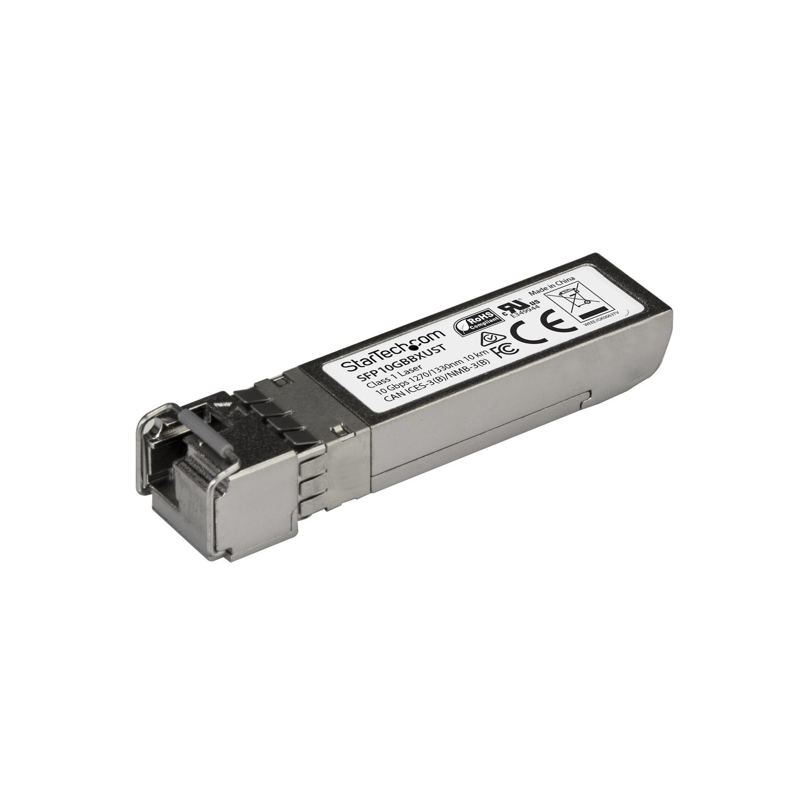 StarTech.com MSA Compliant SFP+ Transceiver Module - 10GBASE-BX~MSA Uncoded - 10GBASE-BX - 10 GbE