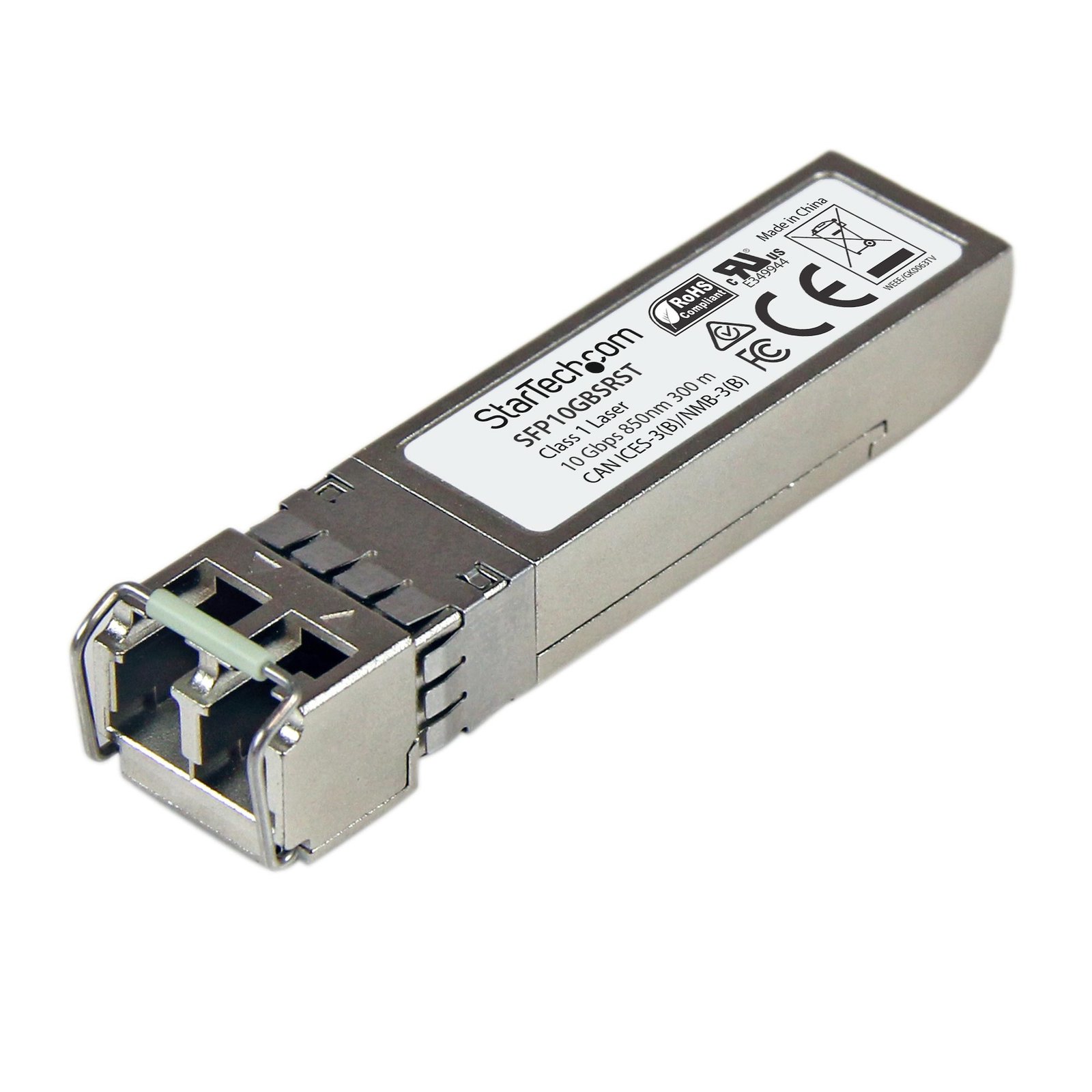 StarTech.com MSA Uncoded SFP+ Module - 10GBASE-SR - 10GbE Multi Mode Fiber (MMF) Optic Transceiver