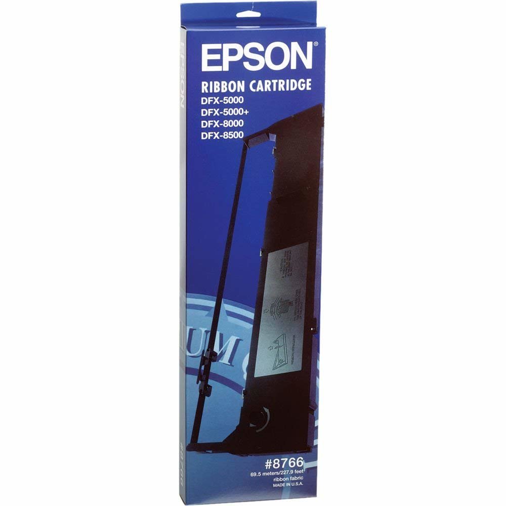 EPSON - CLOSED PRINTERS AND INK Black Fabric Ribbon Cartridge printer 8766