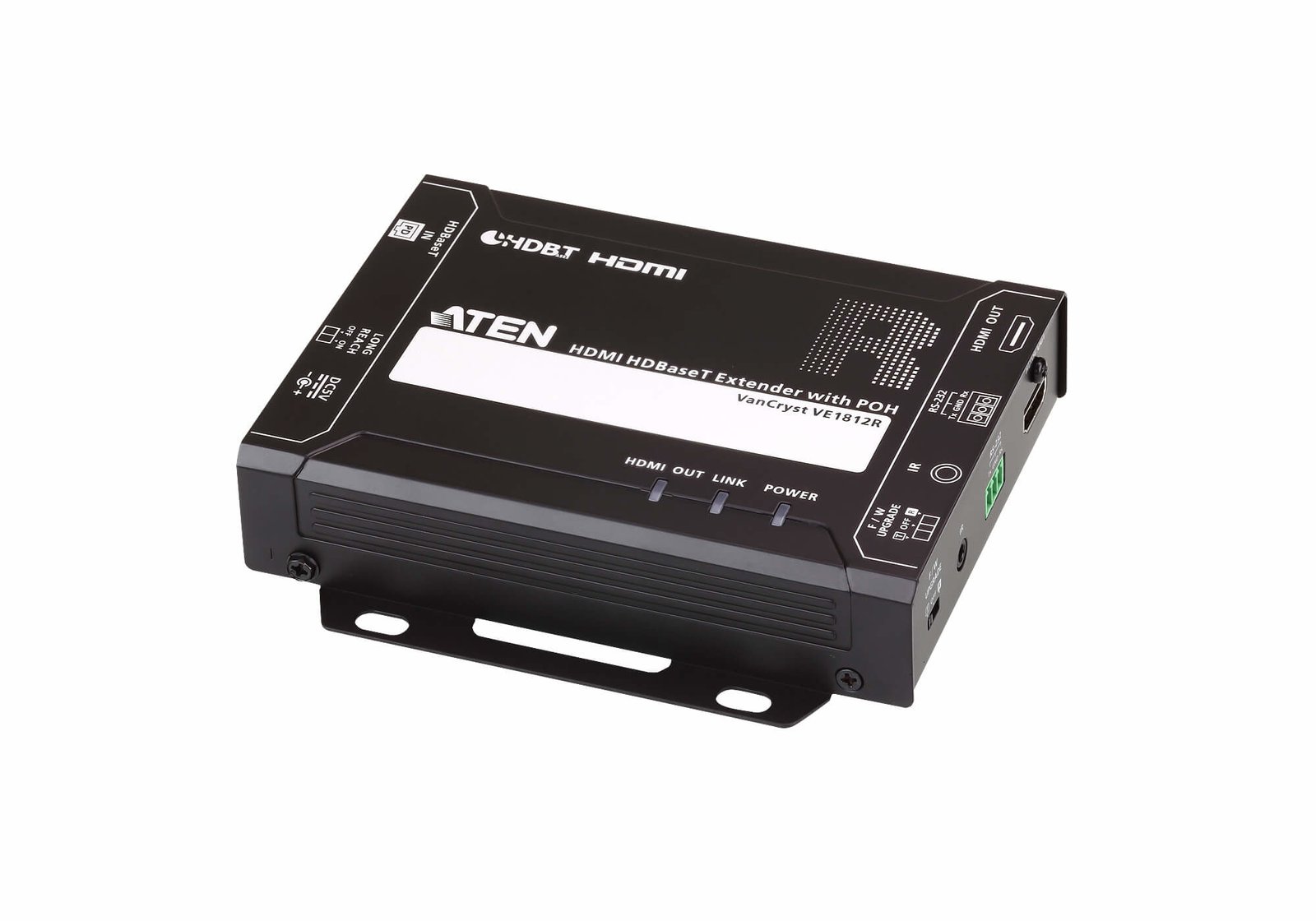 ATEN TECHNOLOGIES VE1812R AV extender receiver Black