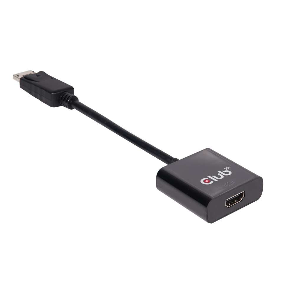 CLUB 3D CLUB3D DisplayPort 1.2 to HDMI 2.0 UHD Active Adapter CAC-2070
