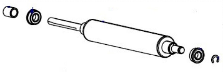 ZEBRA PRINT Z2 - ZASP P1083347-012 printer roller transfer