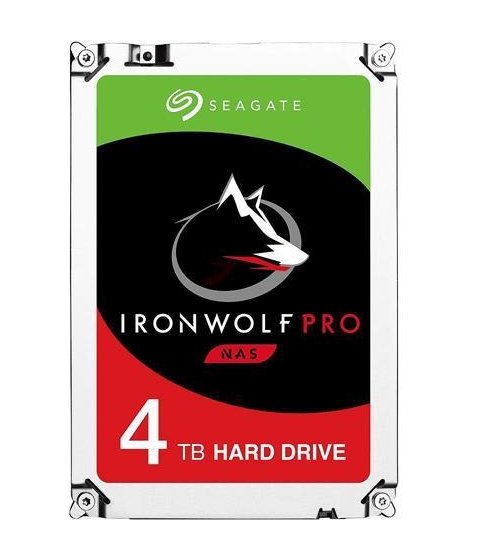 SEAGATE - NAS SINGLE IronWolf Pro ST4000NE001 internal hard drive 4 TB 7200 RPM 256 MB 3.5" Serial
