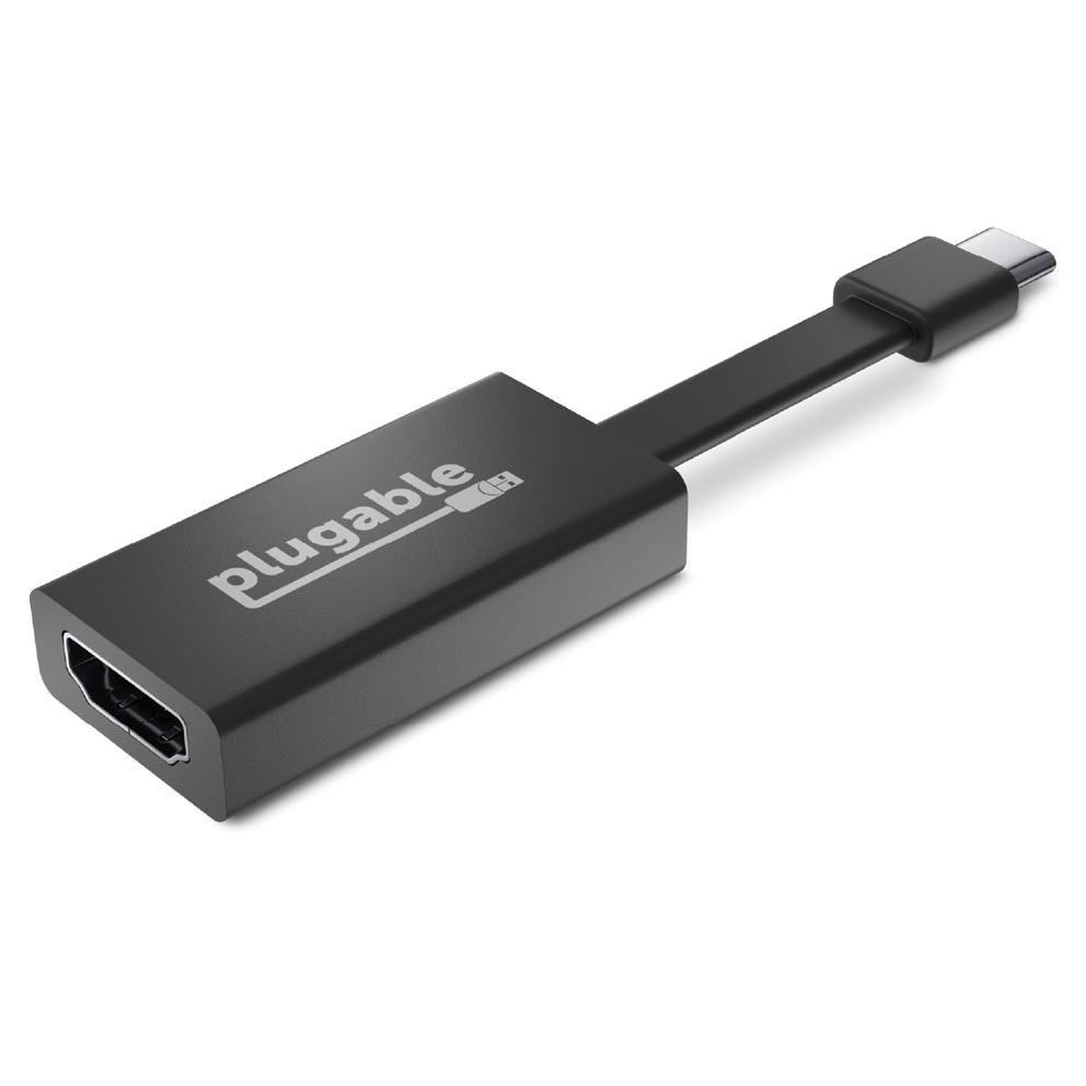 Plugable Technologies USB C to HDMI Adapter 4K 30Hz, Thunderbolt 3 Compatible with MacBook Pro,