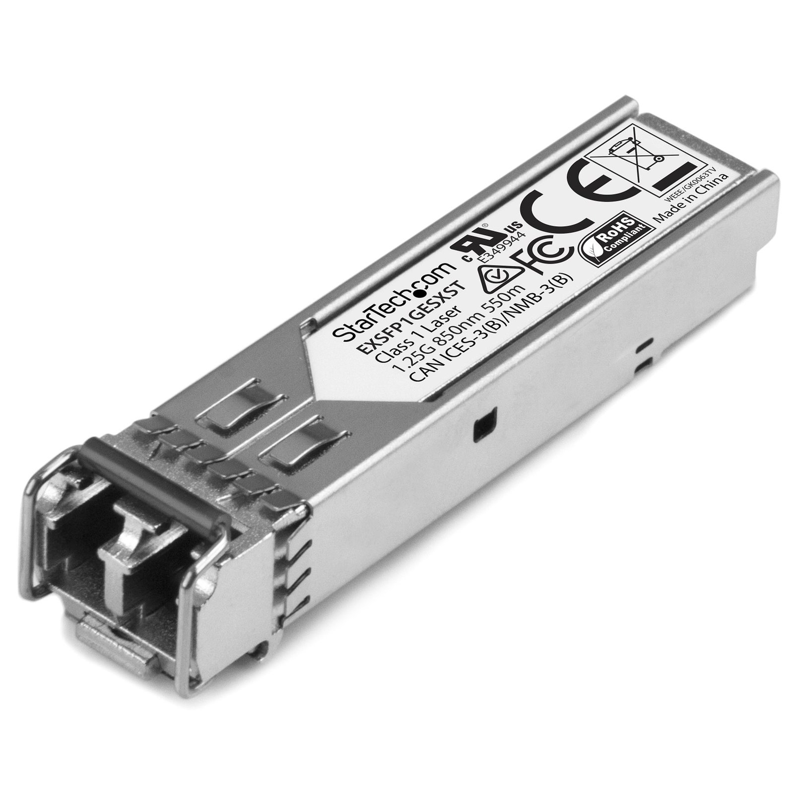 StarTech.com Juniper EX-SFP-1GE-SX Compatible SFP Module - 1000BASE-SX - 1GbE Multimode Fiber MMF EXSFP1GESXST
