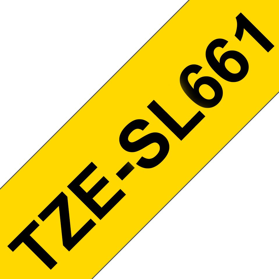 BROTHER MOBILE - MEDIA TZE-SL661 label-making tape Black on yellow TZESL661