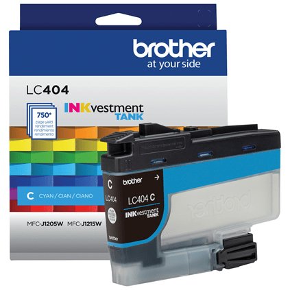 BROTHER INT L (SUPPLIES) LC404CS ink cartridge 1 pc(s) Original Standard Yield Cyan