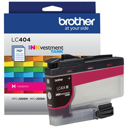 BROTHER INT L (SUPPLIES) LC404MS ink cartridge 1 pc(s) Original Standard Yield Magenta