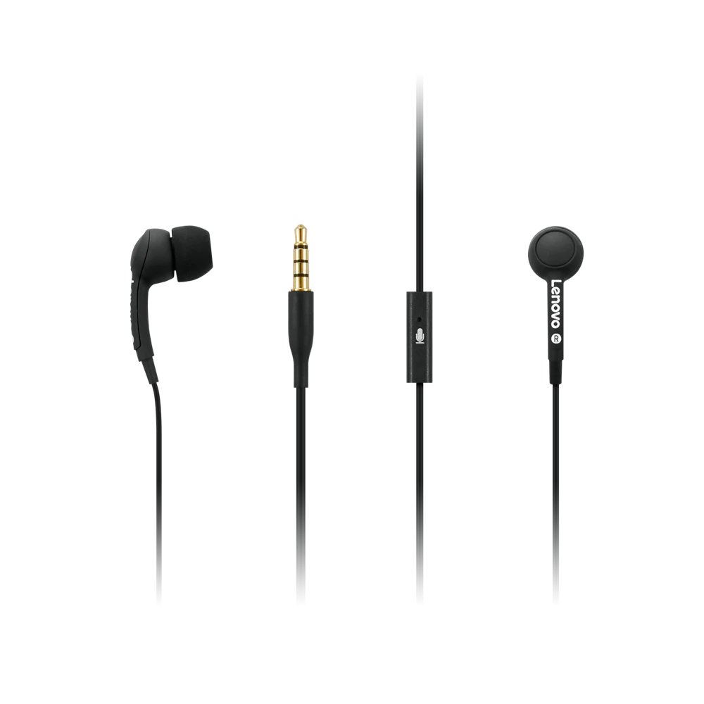 LENOVO OPTIONS 100 Headset Wired In-ear Calls/Music Black GXD0S50936