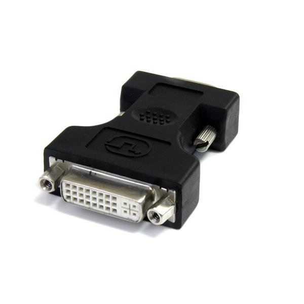 StarTech.com DVI to VGA Cable Adapter - Black - F/M DVIVGAFMBK