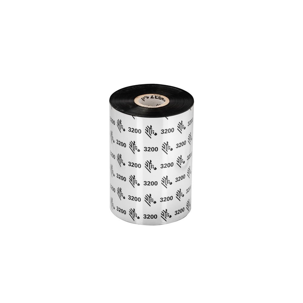 ZEBRA PRINT S1 - SUPPLIES 3200 Wax/Resin thermal ribbon 450 m Black 03200BK08045