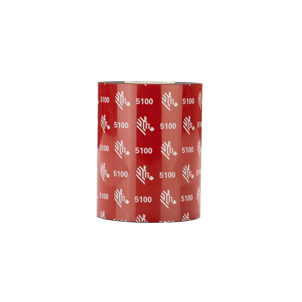 ZEBRA PRINT S1 - SUPPLIES 5100 Resin thermal ribbon 450 m Black 05100BK11045