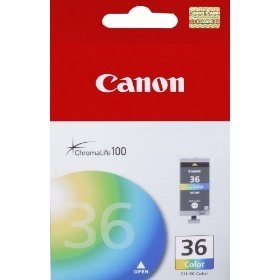 CANON - INK SUPPLIES CLI-36 Colored cartridge 1 pc(s) Original Cyan, Magenta, Yellow 1511B002