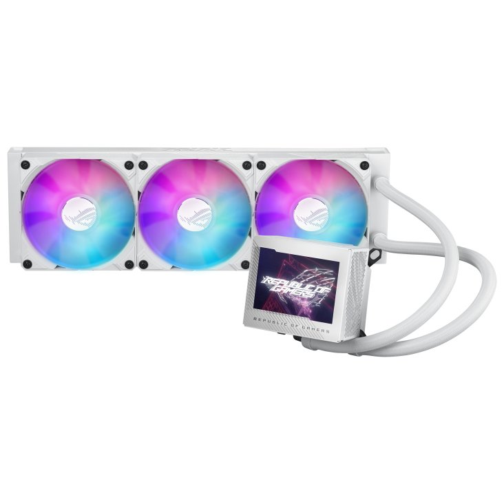ASUS - COMPONENTS ROG RYUJIN III 360 ARGB White Edition Processor All-in-one liquid cooler 12 cm 1 ROGRYUJN360RGBWHT