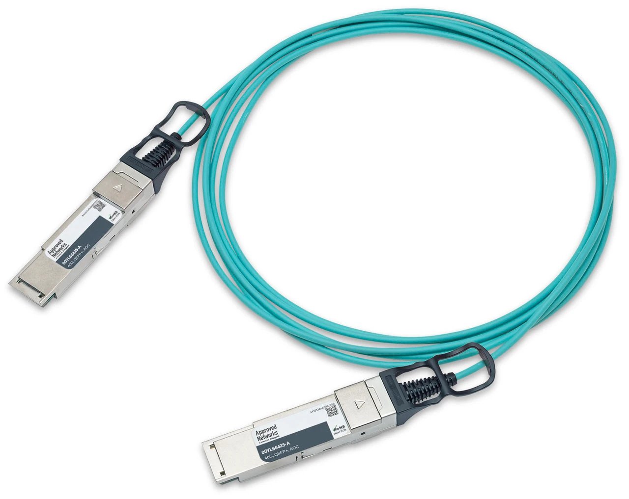 LEGRAND - APPROVED 00YL66425-A InfiniBand/fibre optic cable 25 m QSFP+ AOC Aqua colour