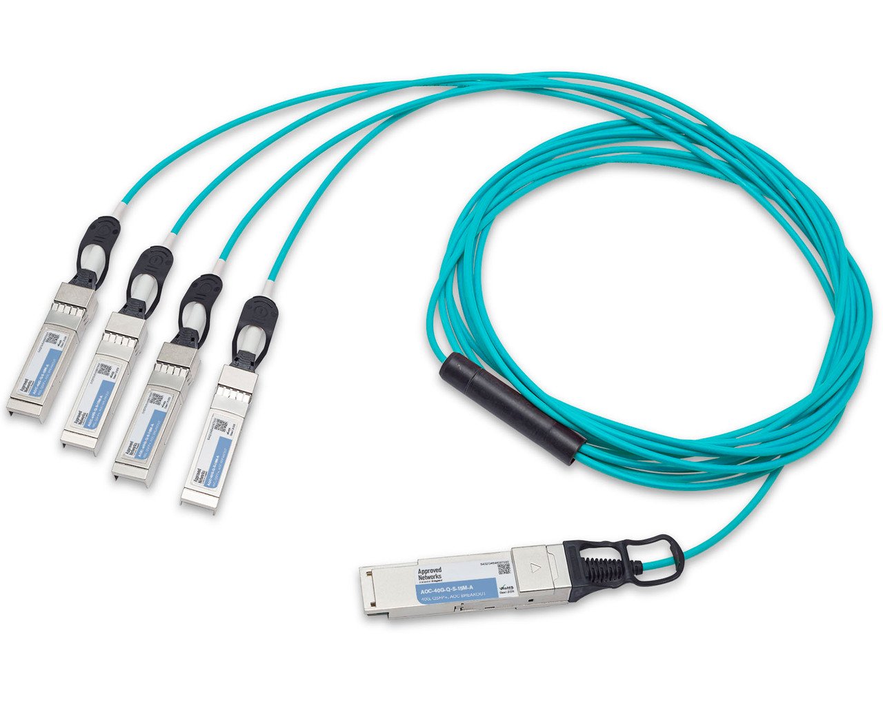 LEGRAND - APPROVED AOC-40G-Q-S-15M-A InfiniBand/fibre optic cable QSFP+ 4x Aqua colour