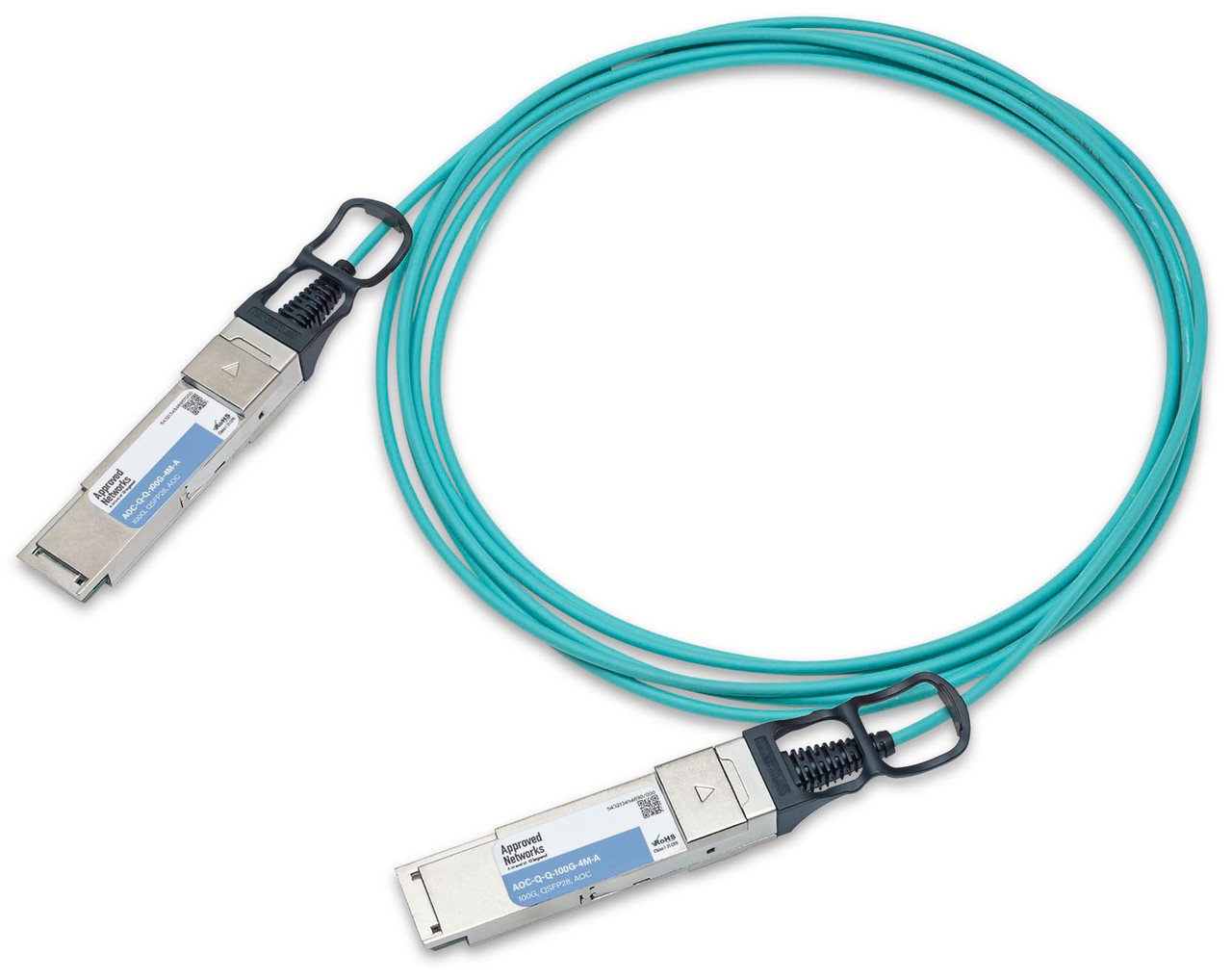 LEGRAND - APPROVED AOC-Q-Q-100G-4M-A InfiniBand/fibre optic cable QSFP28 Aqua colour