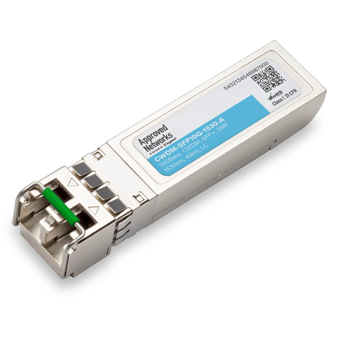 LEGRAND - APPROVED CWDM-SFP10G-1530-A network transceiver module Fiber optic 10 Mbit/s SFP+ 1530 nm