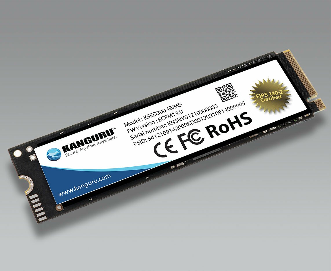 KANGURU SOLUTIONS iStorage Defender SED300 Hardware-Based Self-Encrypting Internal SSD 2 TB| FIPS KSED300-NVME-2T