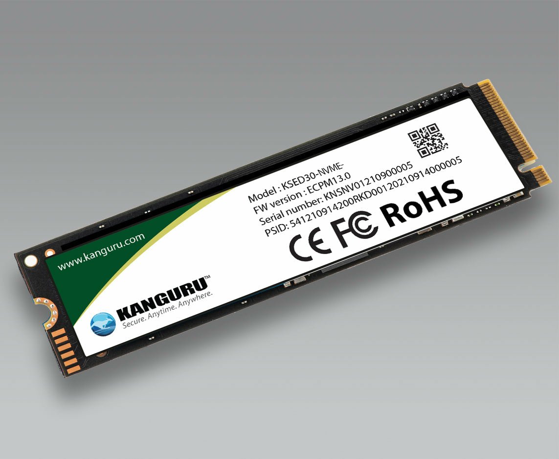 KANGURU SOLUTIONS iStorage Defender SED30™ M.2 NVMe 1TB Internal Self-Encrypting Solid State Drive|