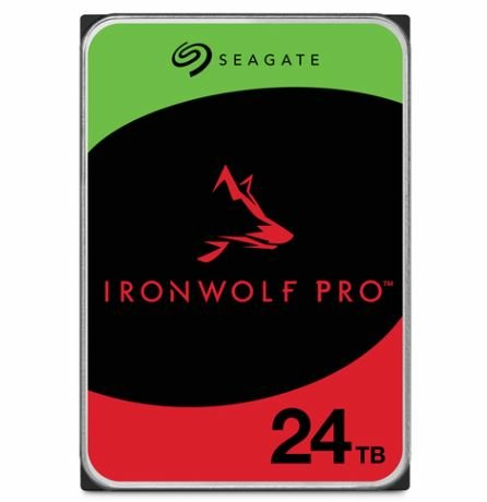 SEAGATE - NAS IronWolf Pro ST24000NT002 internal hard drive 24 TB 7200 RPM 512 MB 3.5" Serial ATA ST24000NT002-20PK