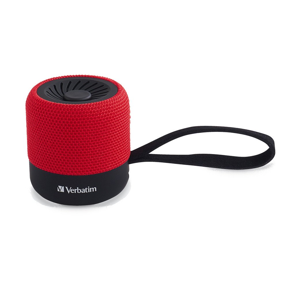 VERBATIM CORPORATION 70230 portable/party speaker Stereo portable Black, Red 3 W