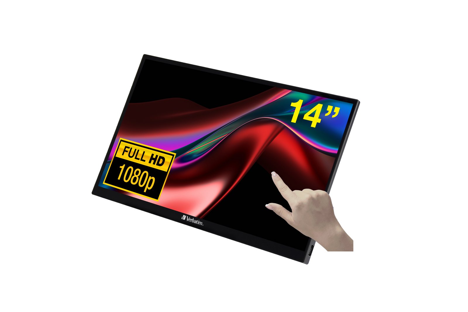 VERBATIM CORPORATION 49591 computer monitor 35.6 cm (14") 1920 x 1080 pixels Full HD LCD