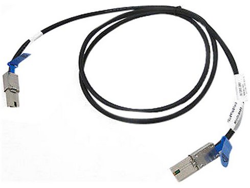 HPE SOURCING HP 407344-003 Serial Attached SCSI (SAS) cable 2 m Black, Blue, Metallic