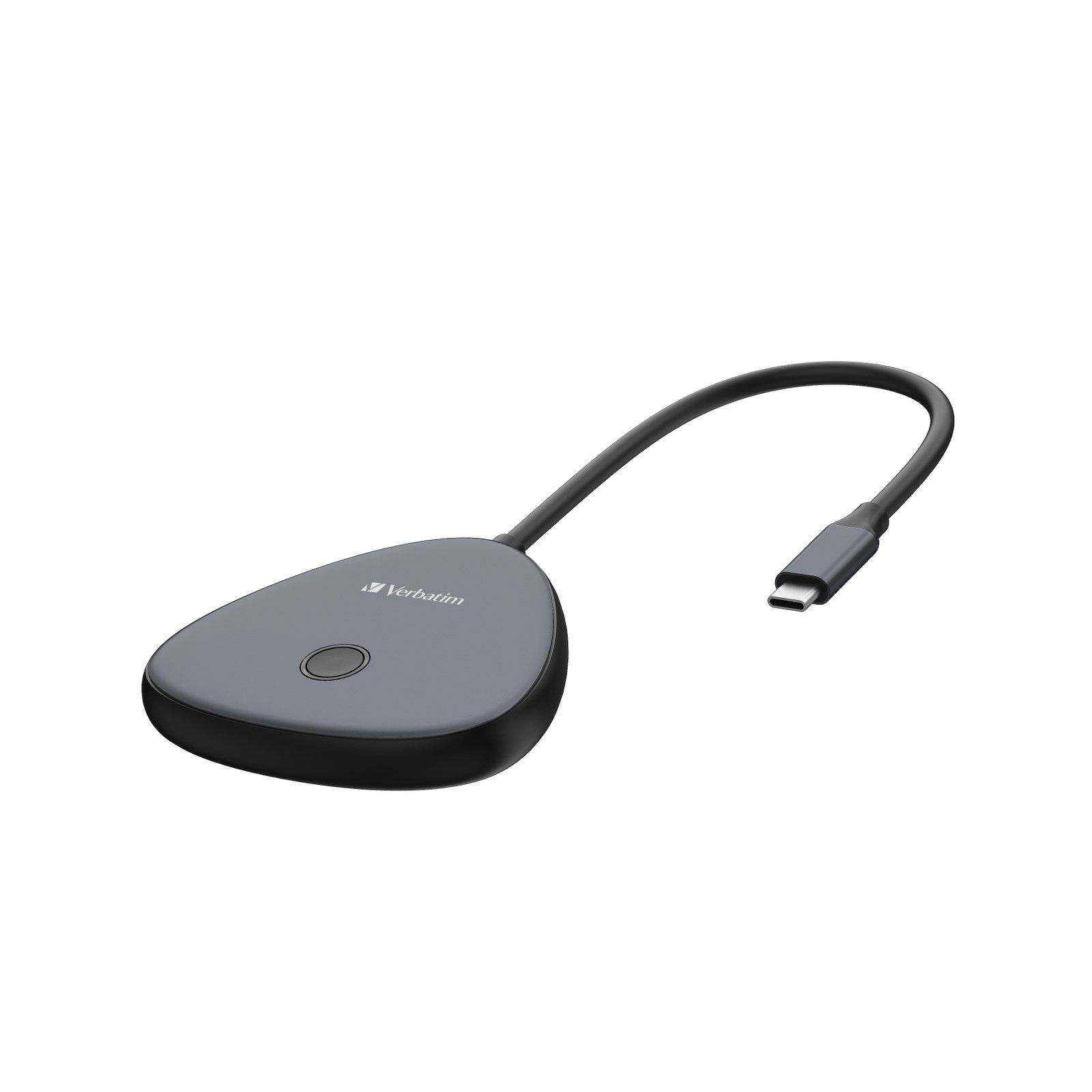 VERBATIM CORPORATION Share My Screen USB-C Wireless Display Adapter 4K with Hub WDA-02 32147