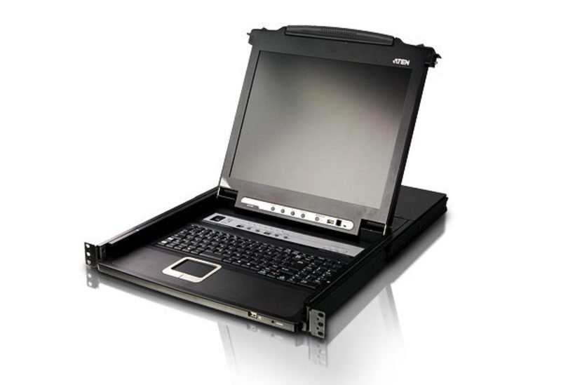 ATEN TECHNOLOGIES CL5716N KVM switch Rack mounting Black